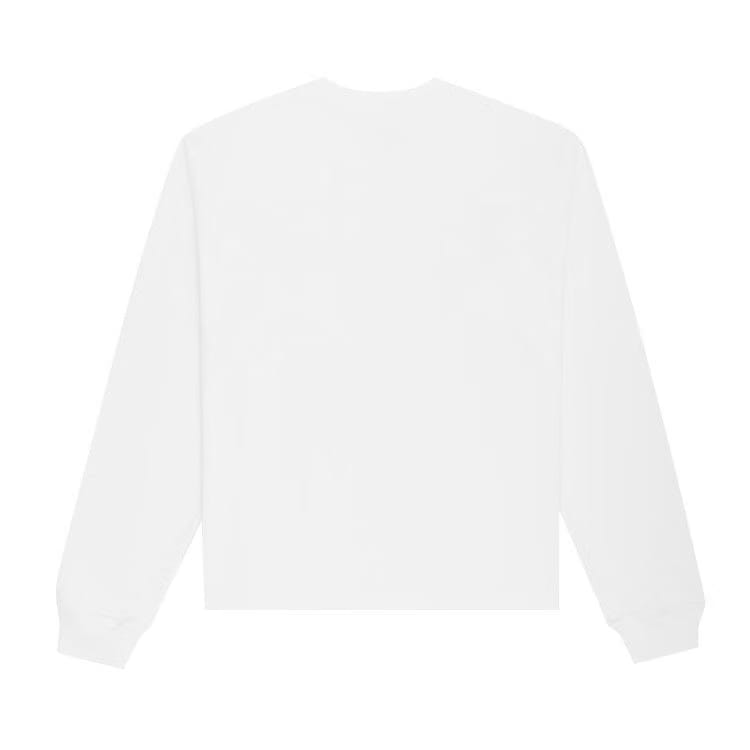 Sp5der Sp5 Blurry Long-Sleeve T-Shirt White