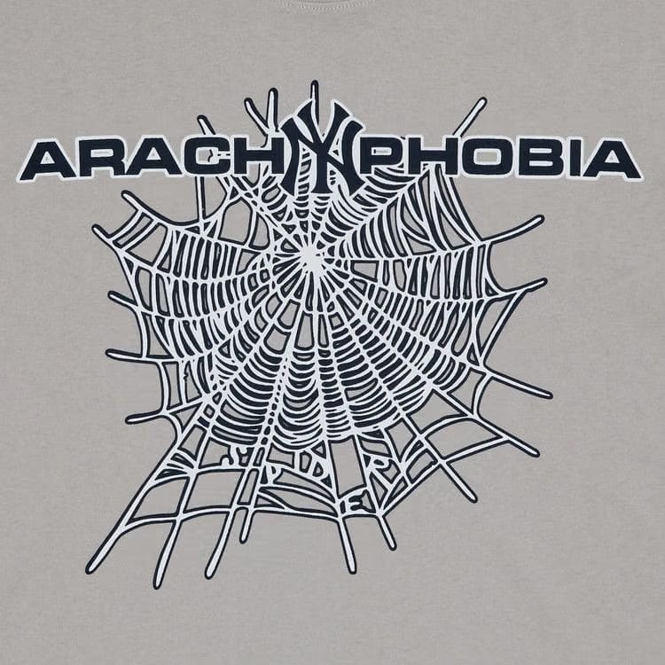 Sp5der Arach NY Phobia T-Shirt Grey