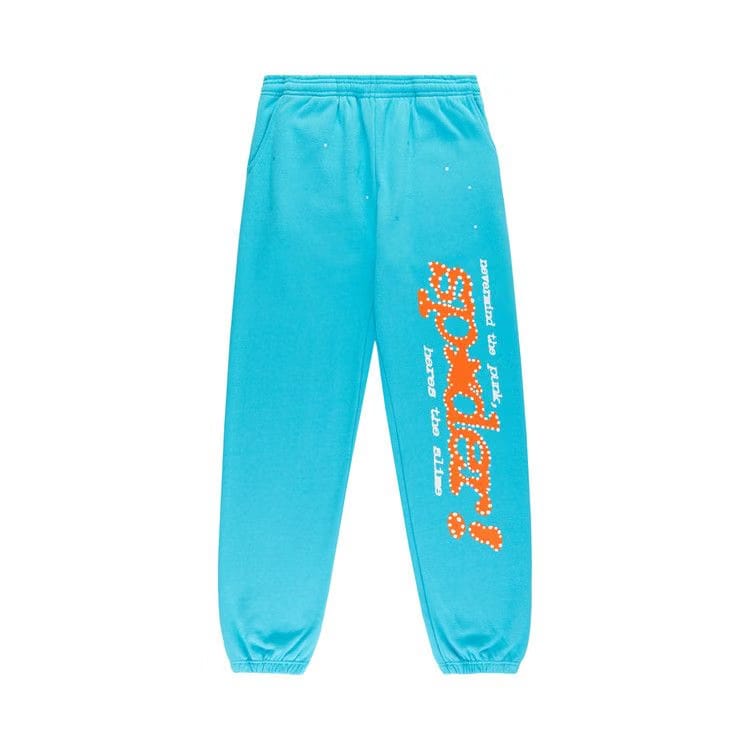Sp5der Punk V2 Sweatpant Cyan