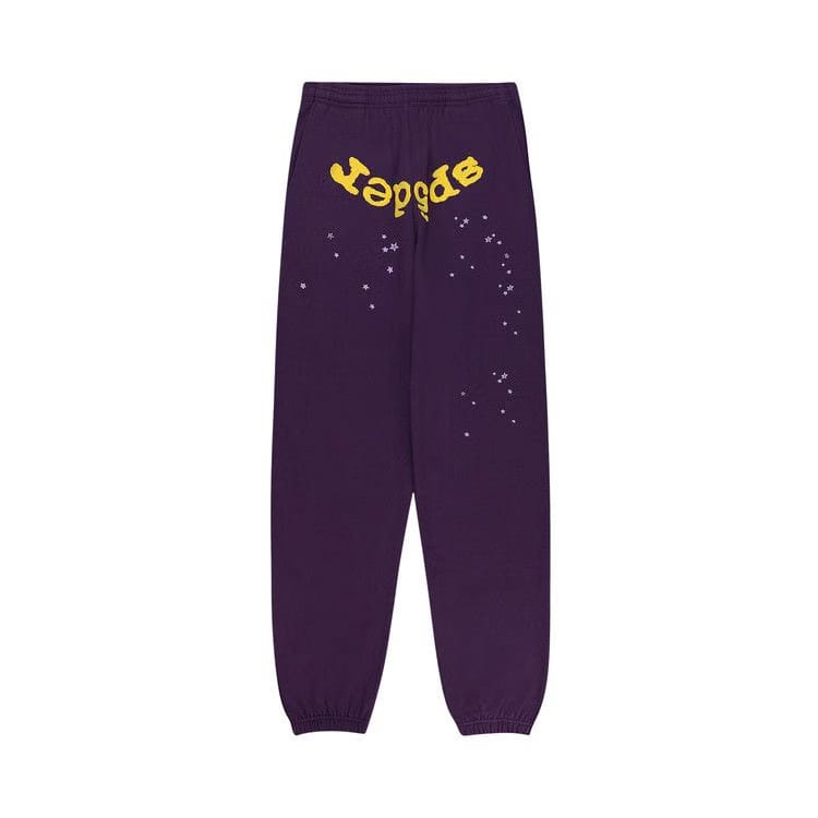 Sp5der OG Web V2 Sweatpant Purple