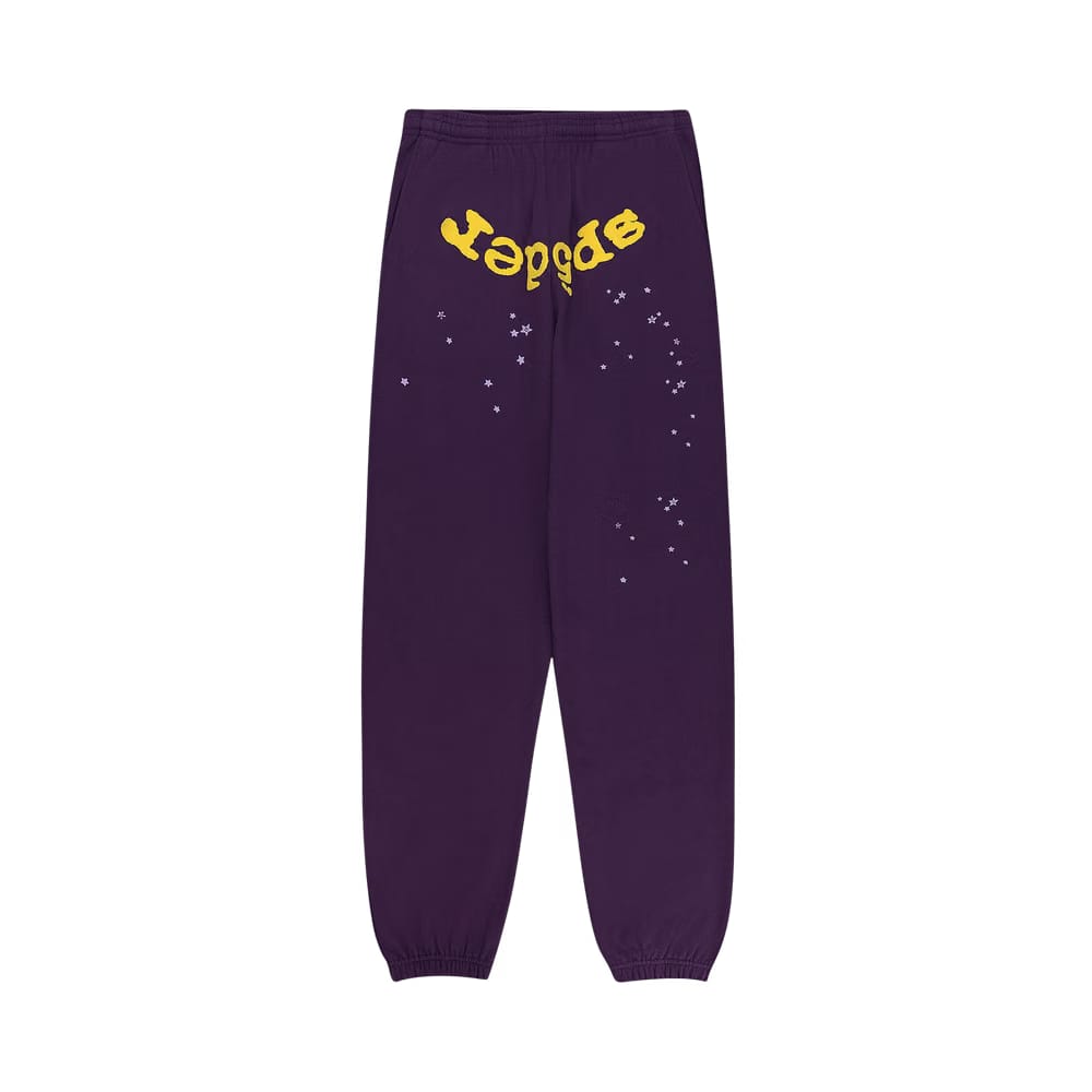 Sp5der OG Web V2 Sweatpant Purple