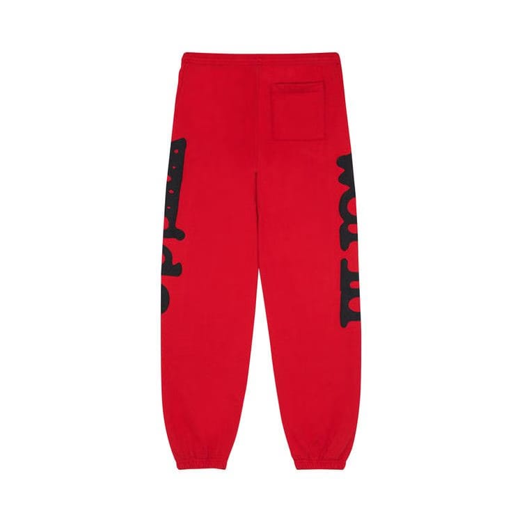 Sp5der Beluga Sweatpants Red/Black