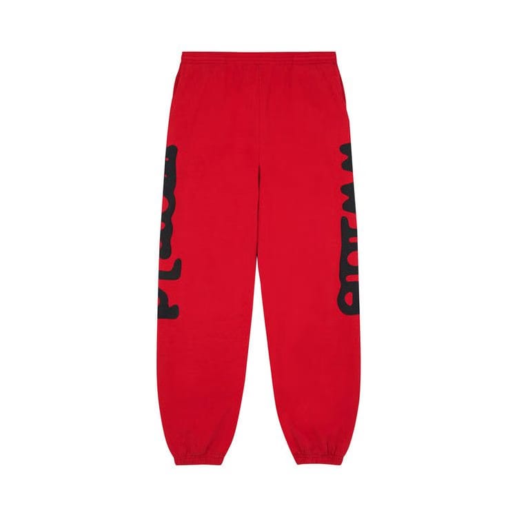 Sp5der Beluga Sweatpants Red/Black