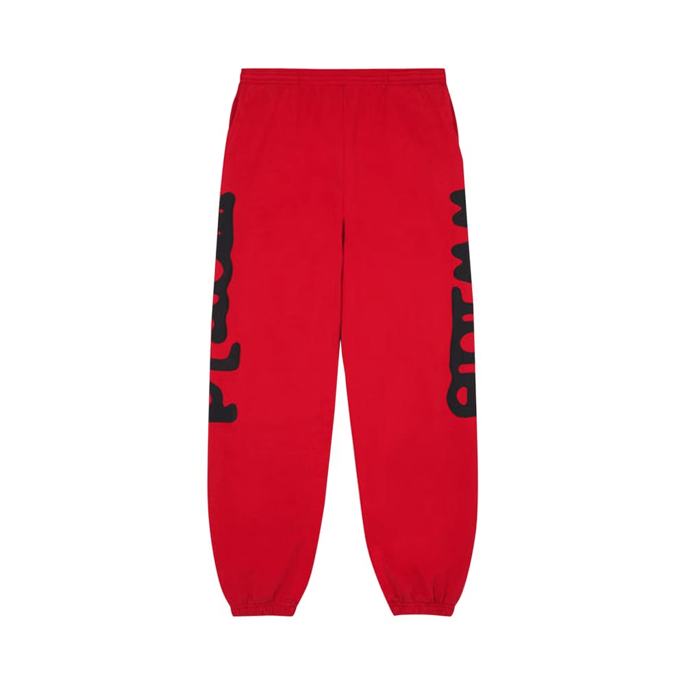 Sp5der Beluga Sweatpants Red/Black