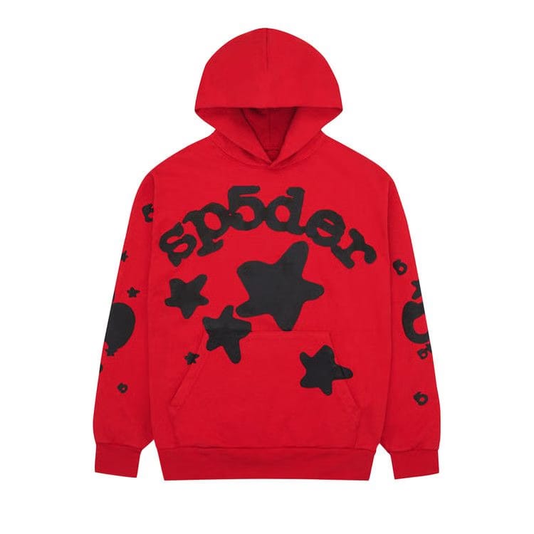 Sp5der Beluga Hoodie Red/Black
