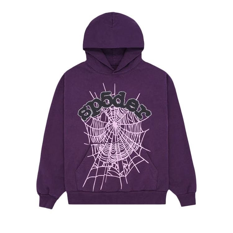 Sp5der Web Hoodie Grape