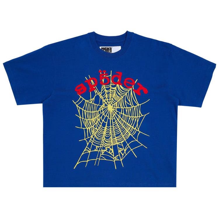 Sp5der Legacy Logo Hw T-Shirt Navy