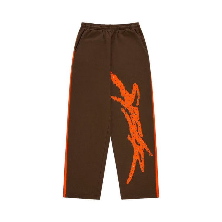 Sp5der Screaming Eagle Sweatpant Brown