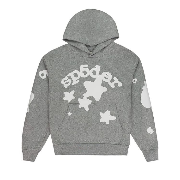 Sp5der Beluga Hoodie Dark Heather Grey