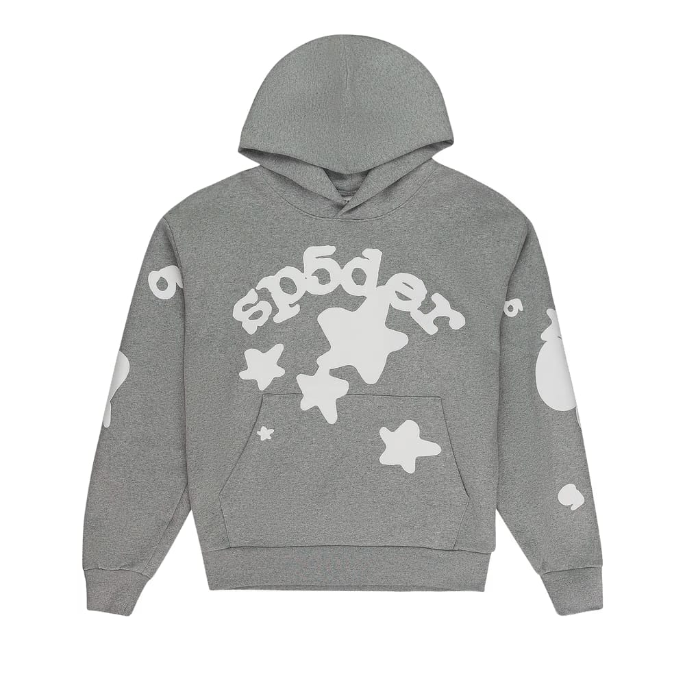 Sp5der Beluga Hoodie Dark Heather Grey