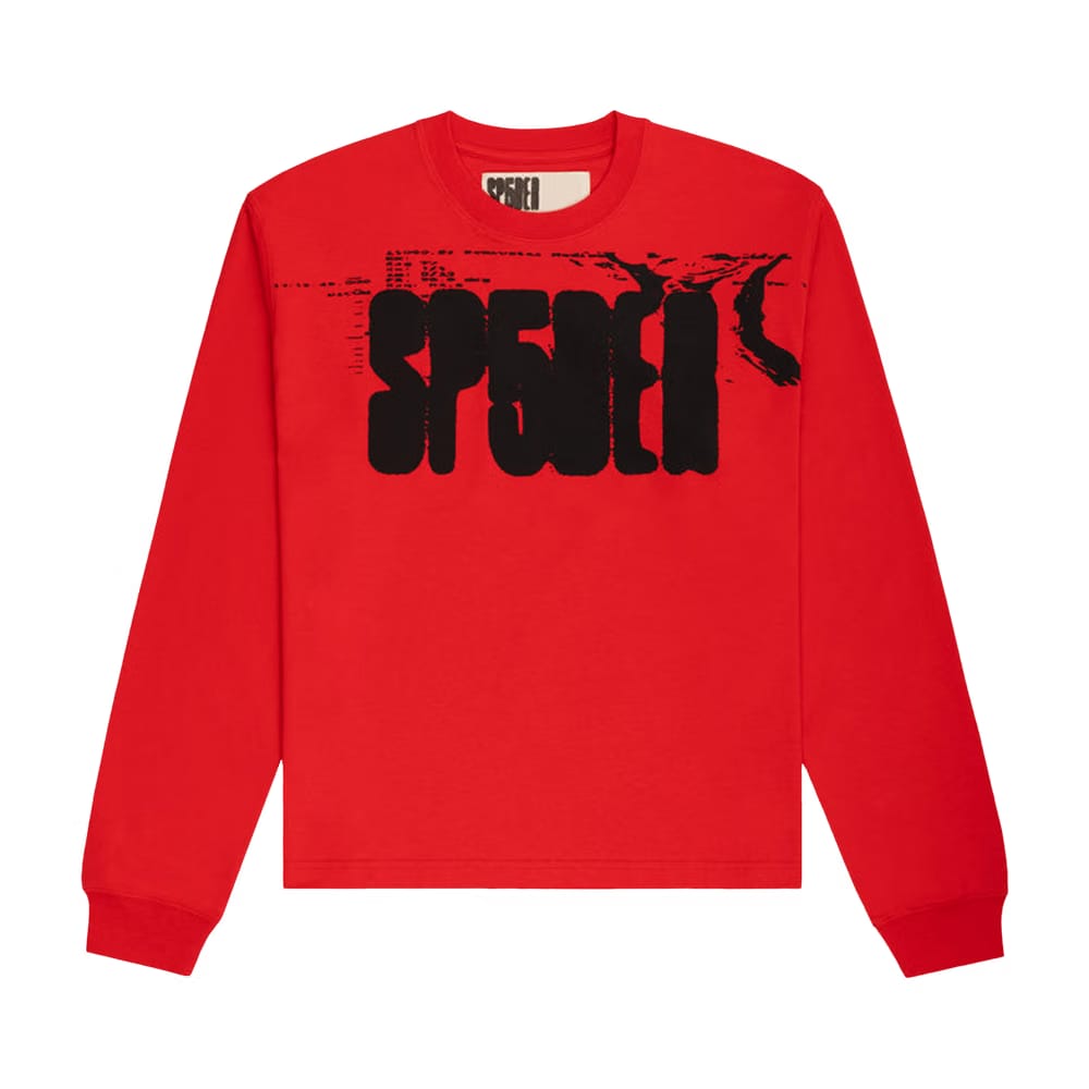 Sp5der Main Label Long-Sleeve T-Shirt Red