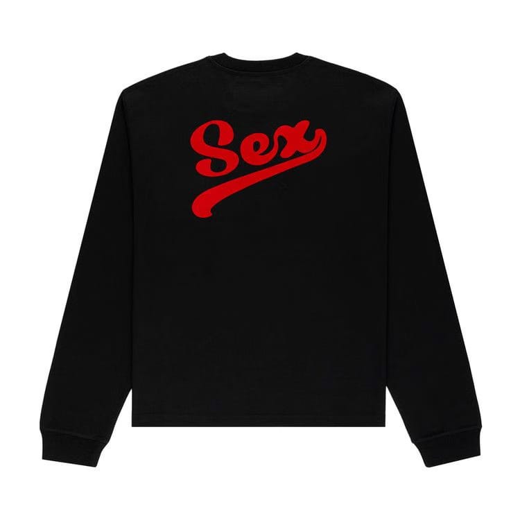 Sp5der Pornstar Longsleeve T-Shirt Black
