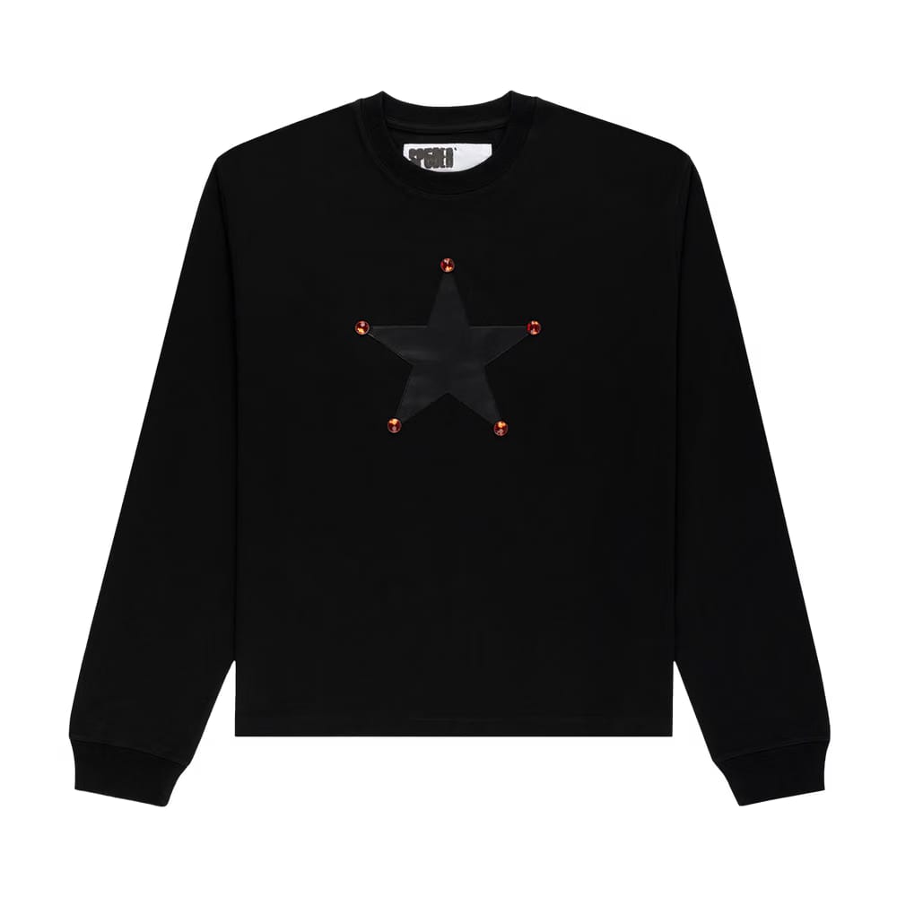 Sp5der Pornstar Longsleeve T-Shirt Black