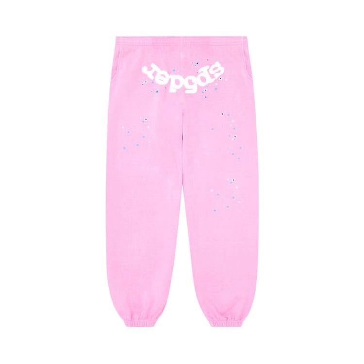 Sp5der OG Web Pink Sweatpants Pink