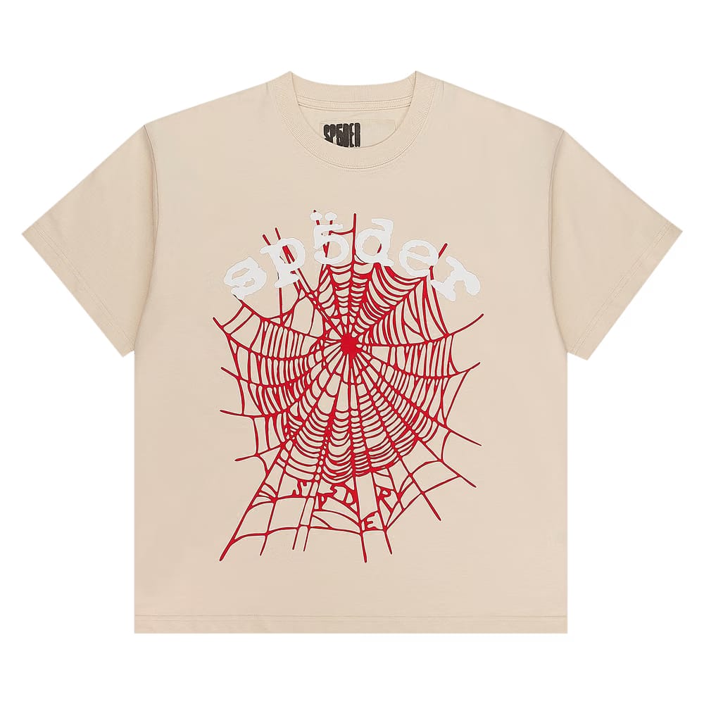 Sp5der Legacy Logo HW T-Shirt Cream