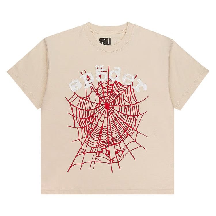 Sp5der Legacy Logo HW T-Shirt Cream