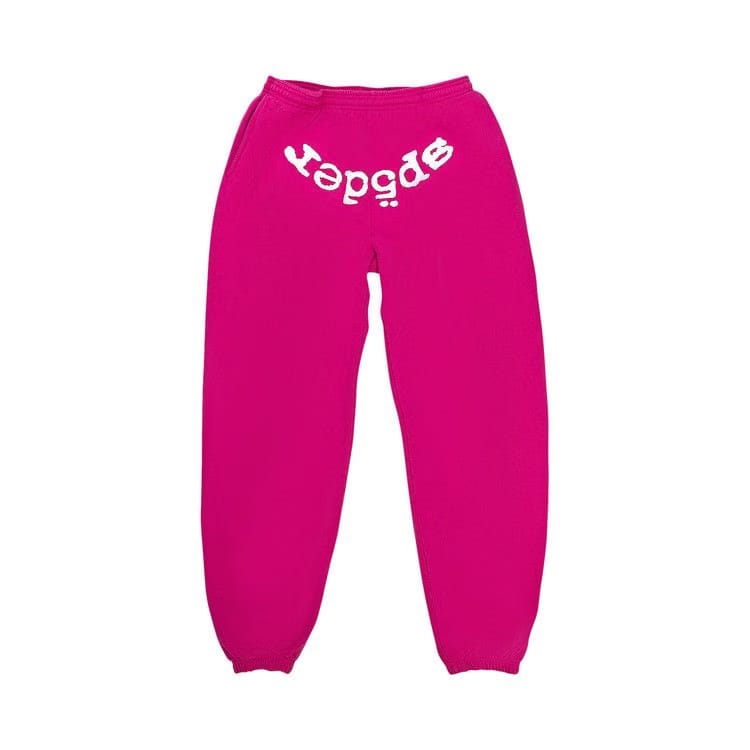 Sp5der Legacy Sweatpant Pink/White