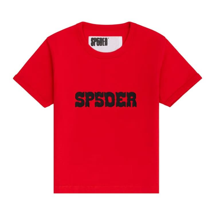 Sp5der Western Logo Baby T-Shirt Red