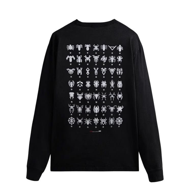 Kith For Spider-Man Timeline Long-Sleeve T-Shirt Black