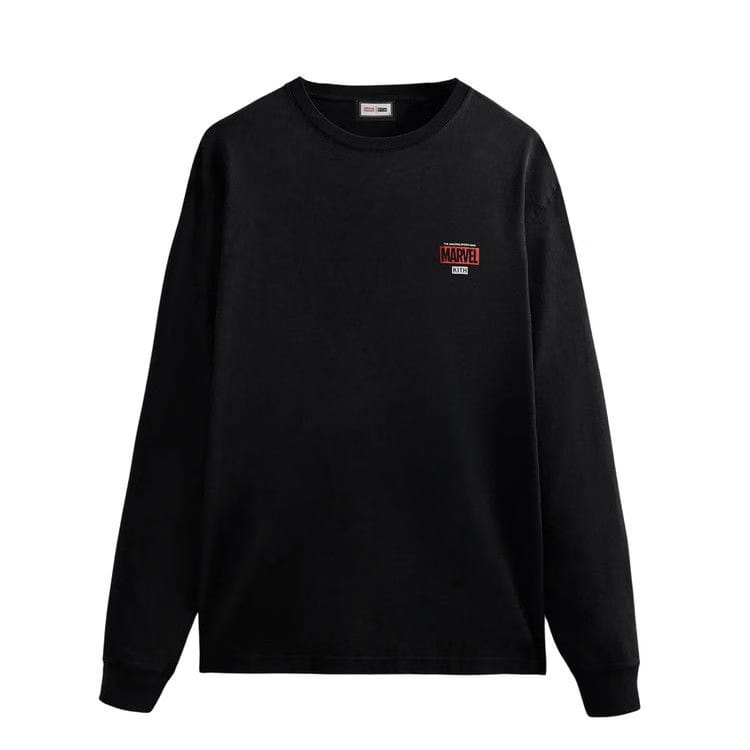 Kith For Spider-Man Timeline Long-Sleeve T-Shirt Black