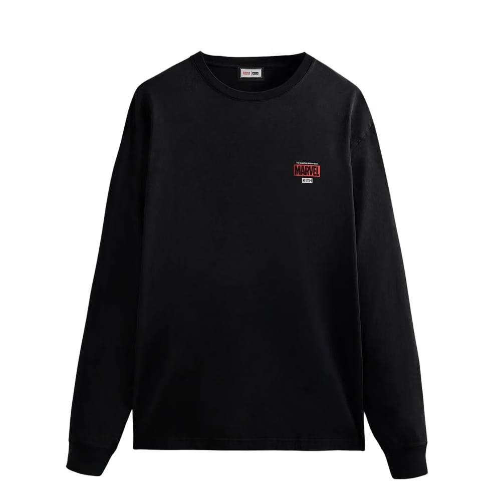 Kith For Spider-Man Timeline Long-Sleeve T-Shirt Black