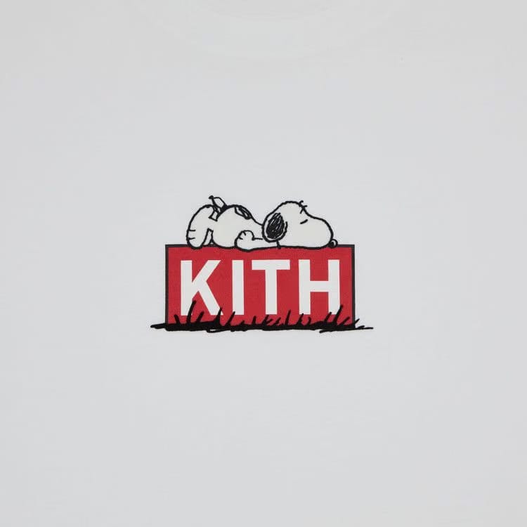 Kith For Peanuts Doghouse Classic Logo T-Shirt White