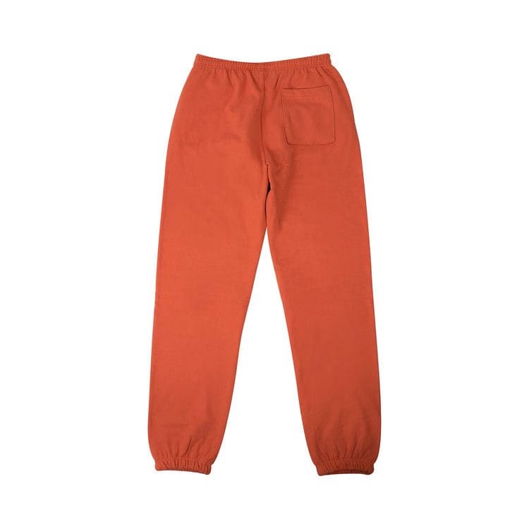 Sp5der Logo Print Sweatpants Orange