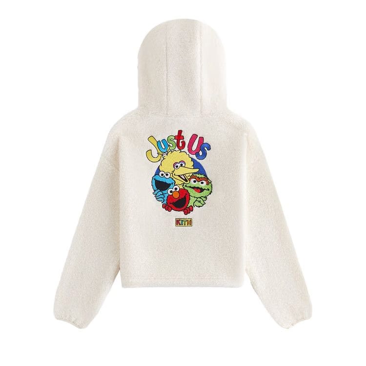Kith Kids x Sesame Street Sherpa Hoodie Sandrift