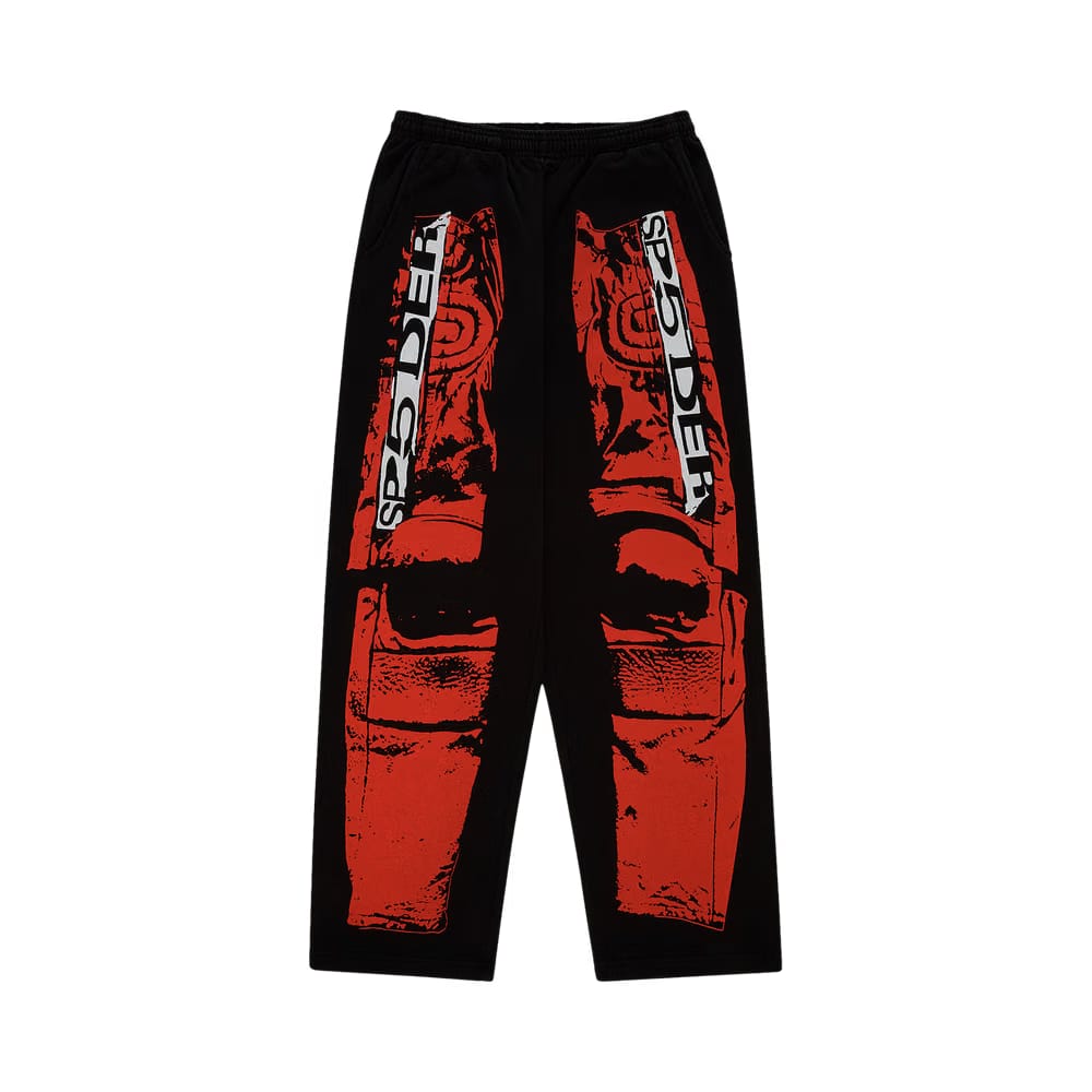 Sp5der Jp5 Moto Sweatpant Black