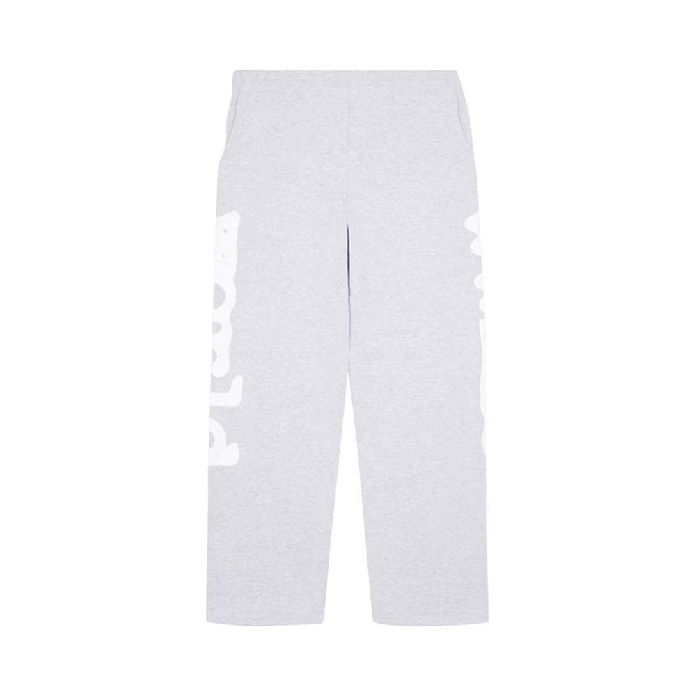 Sp5der Straight Leg Beluga Sweatpants Heather Grey