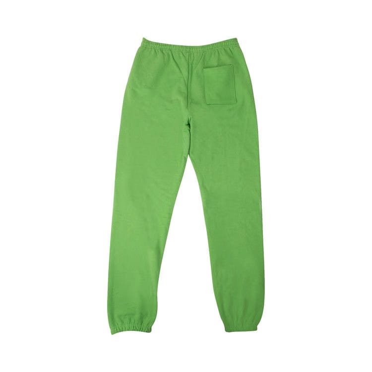 Sp5der Logo Print Sweatpants Green