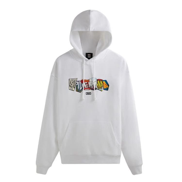 Kith For Spider-Man Comic Covers Hoodie White