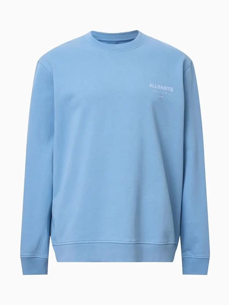 All Saints Blue Underground Crew Jumper