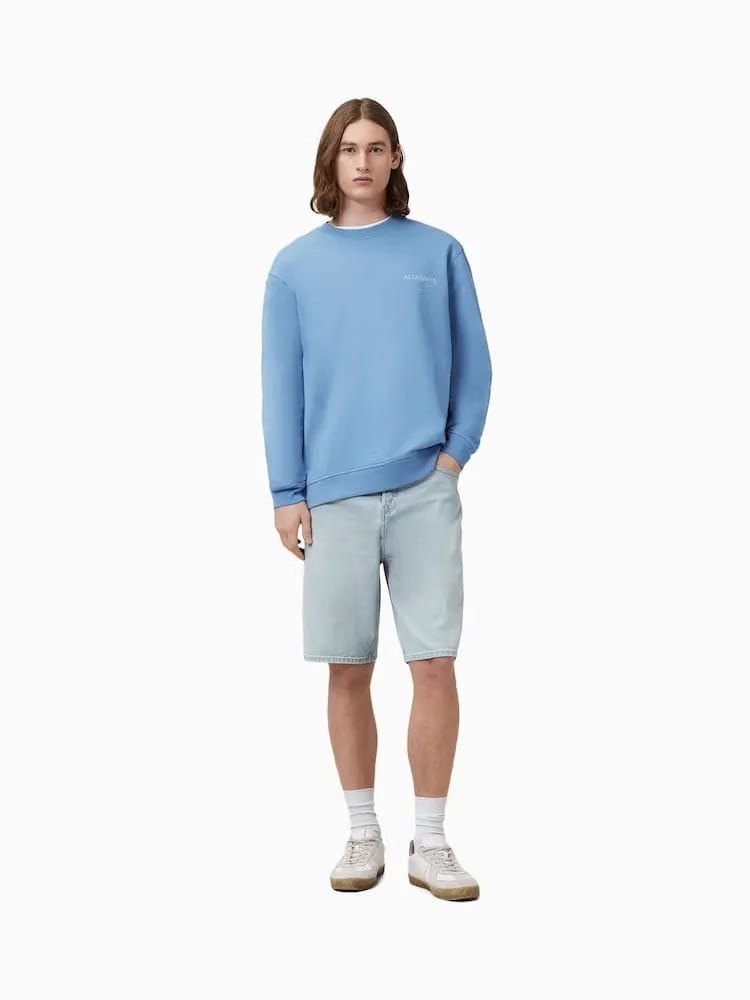 All Saints Blue Underground Crew Jumper