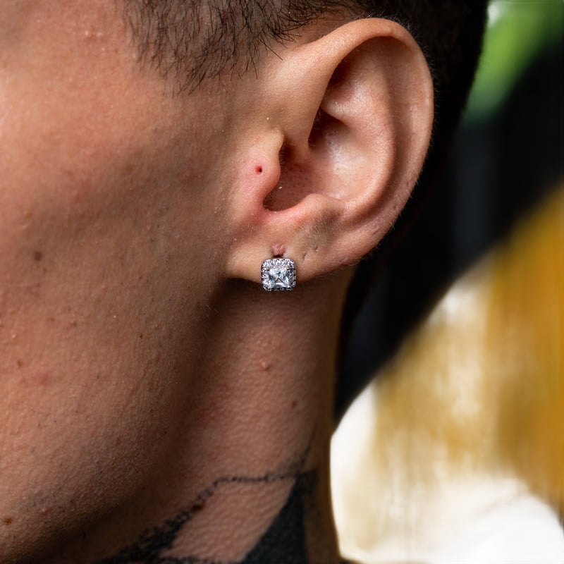 Micro Clustered Diamond Earrings