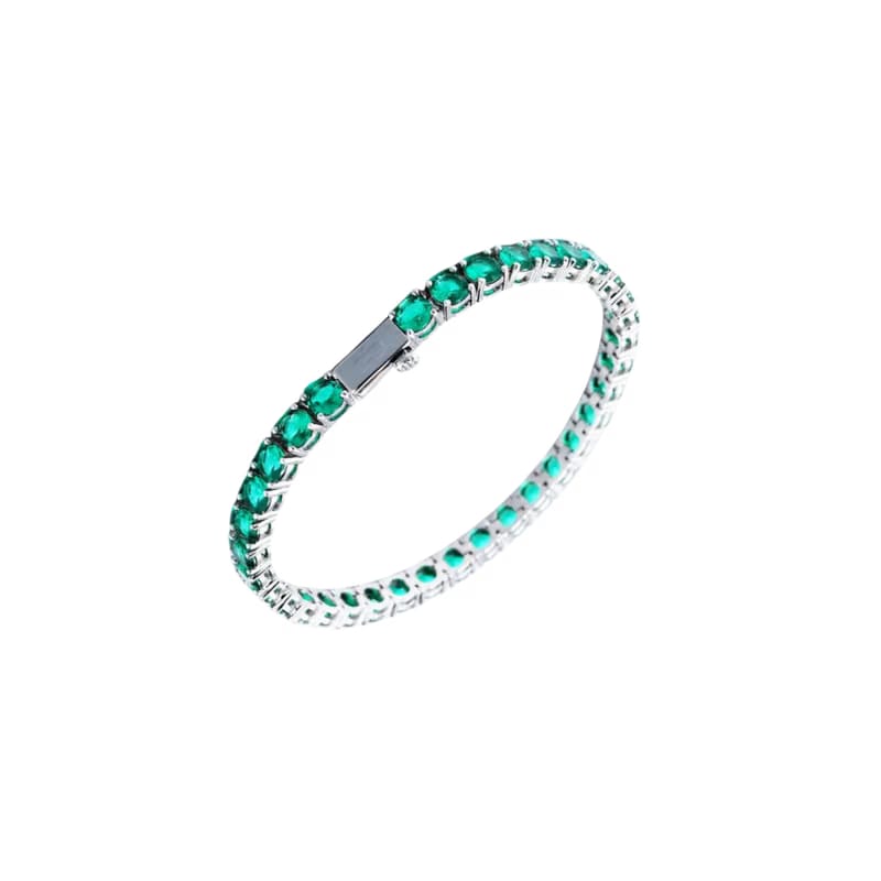 EMERALD COURT BRACELET SILVER 5MM