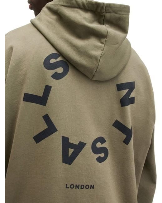 AllSaints Men's Green Tierra Hoody