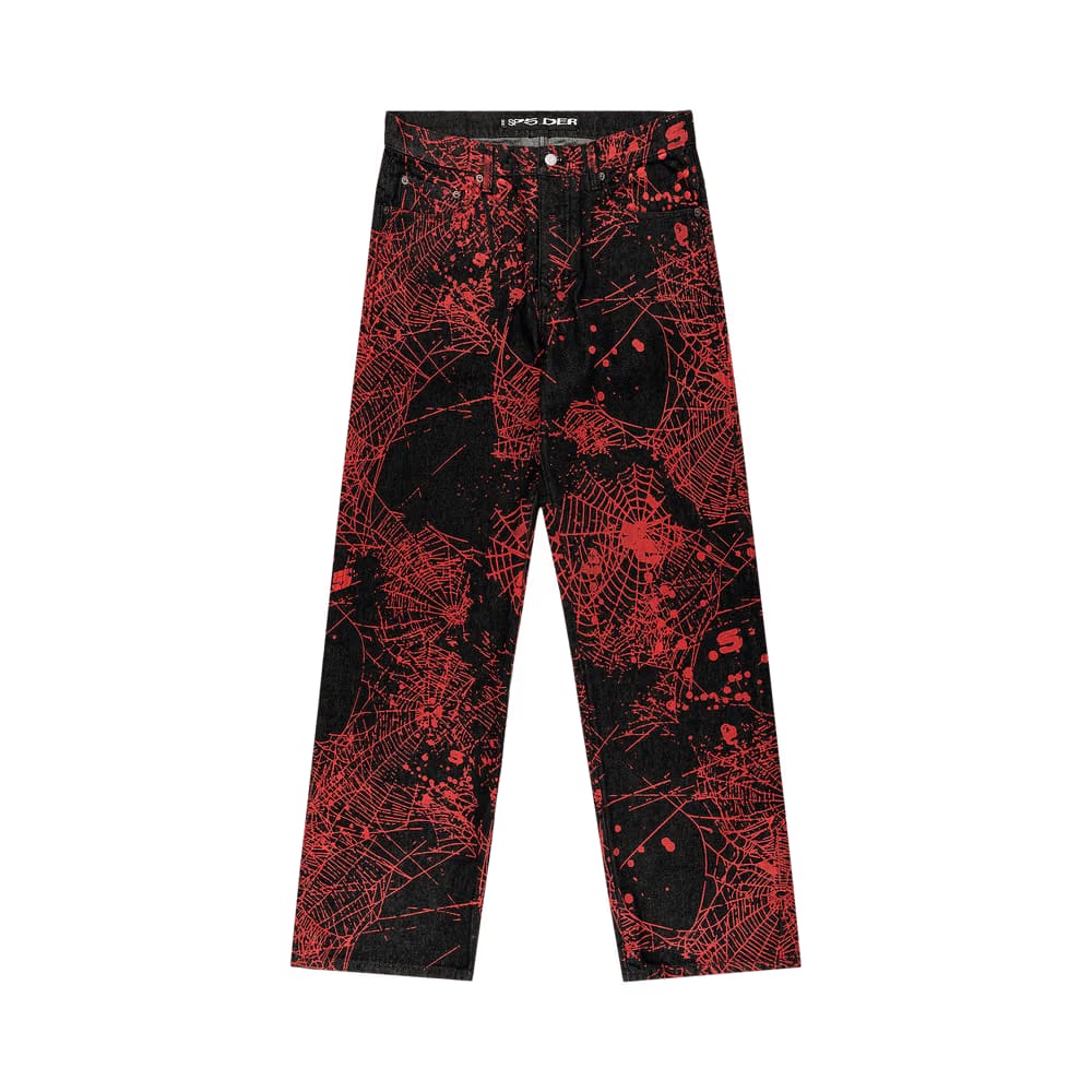 Sp5der V2 Web Denim Black