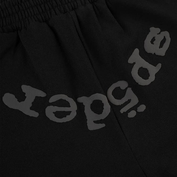 Sp5der OG Web V2 Phantom Sweatshort Black