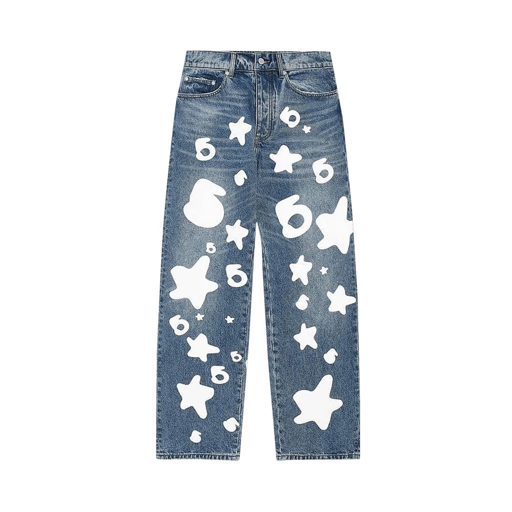 Sp5der Beluga Wash Denim Light Indigo Wash