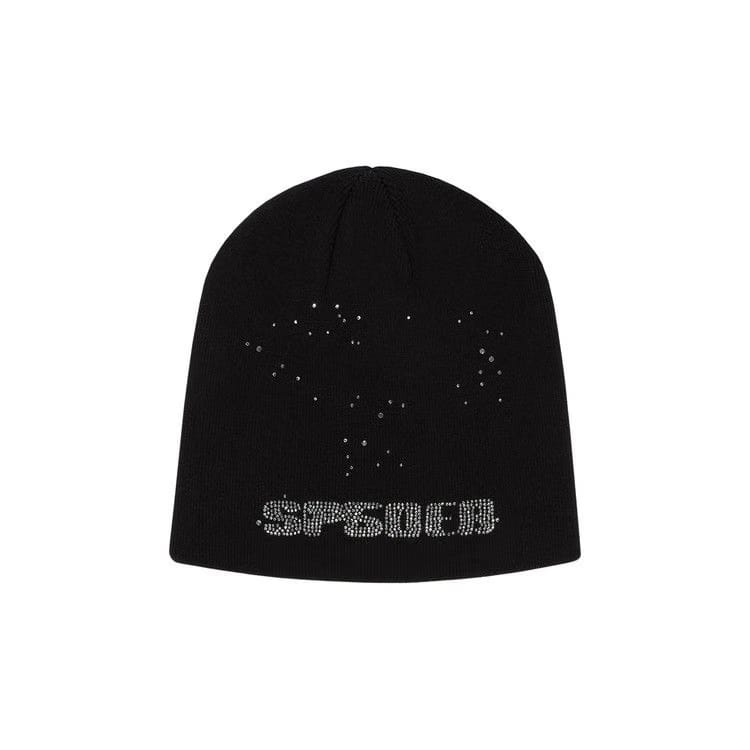 Sp5der Rhinestone Silk Skully Black