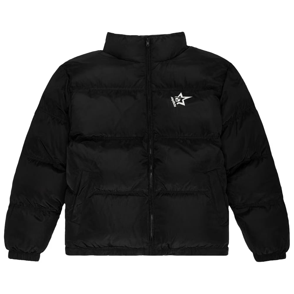Sp5der 5Star Puffer Jacket Black