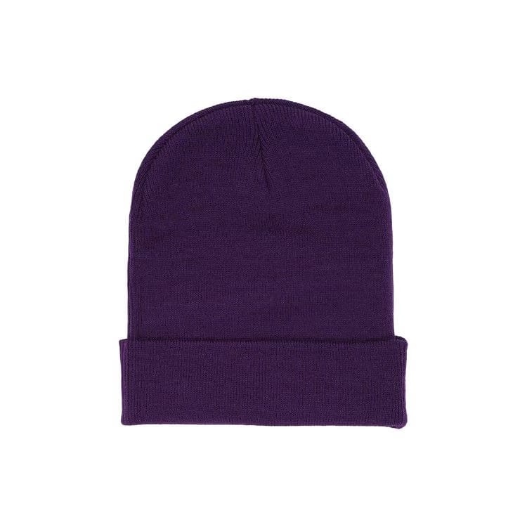 Sp5der Web Rhinestone Beanie Purple