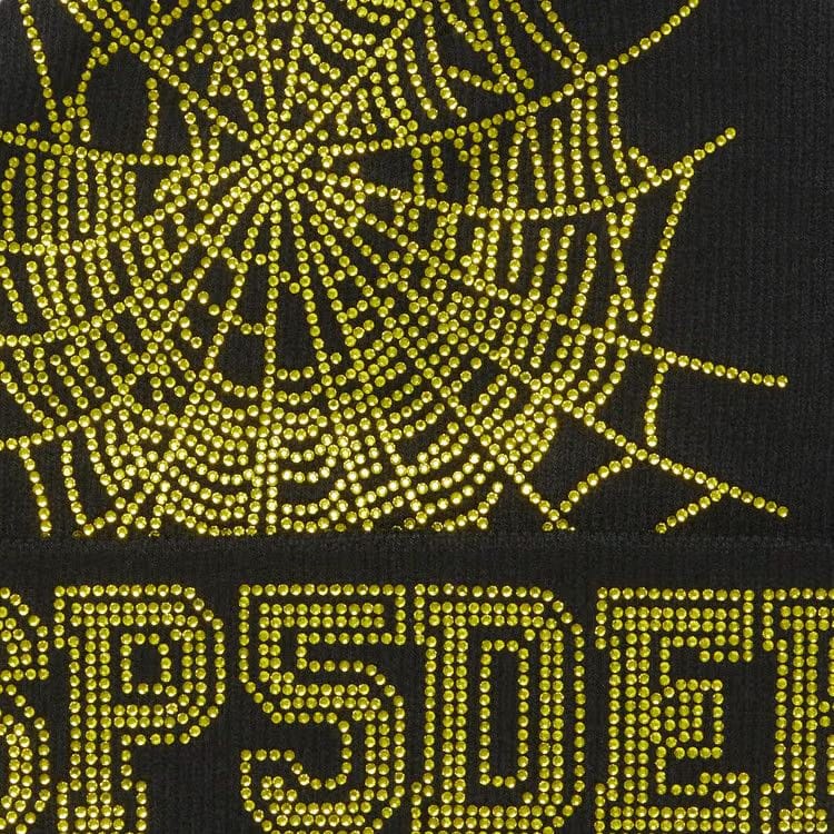 Sp5der Web Beanie Onyx/Yellow