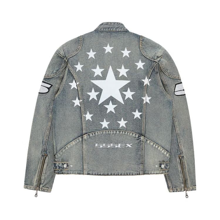 Sp5der Motorsport Denim Jacket Indigo