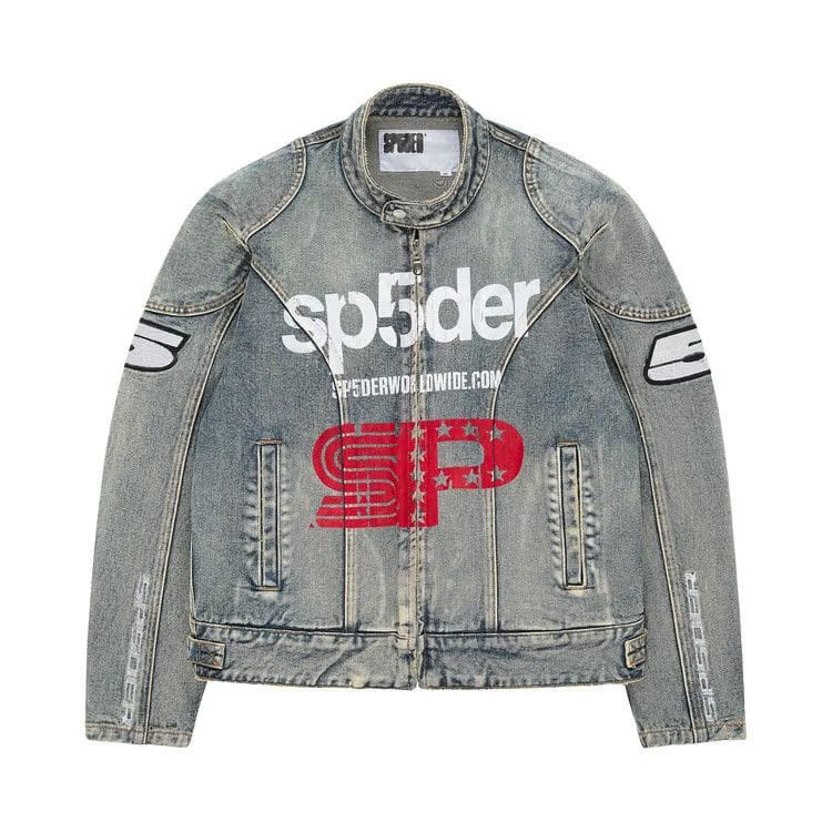 Sp5der Motorsport Denim Jacket Indigo