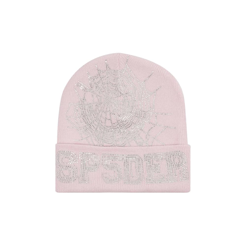 Sp5der Web Beanie Pink