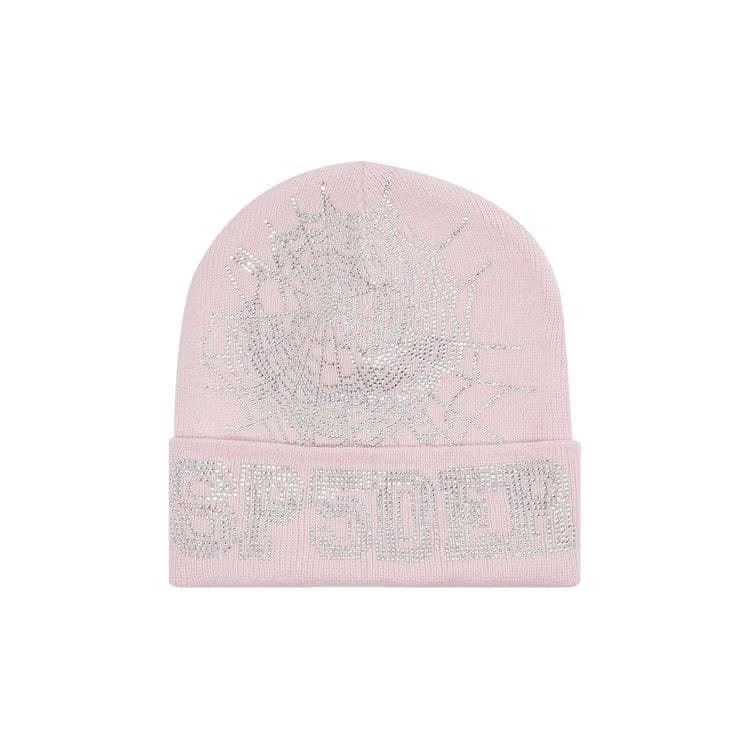 Sp5der Web Beanie Pink
