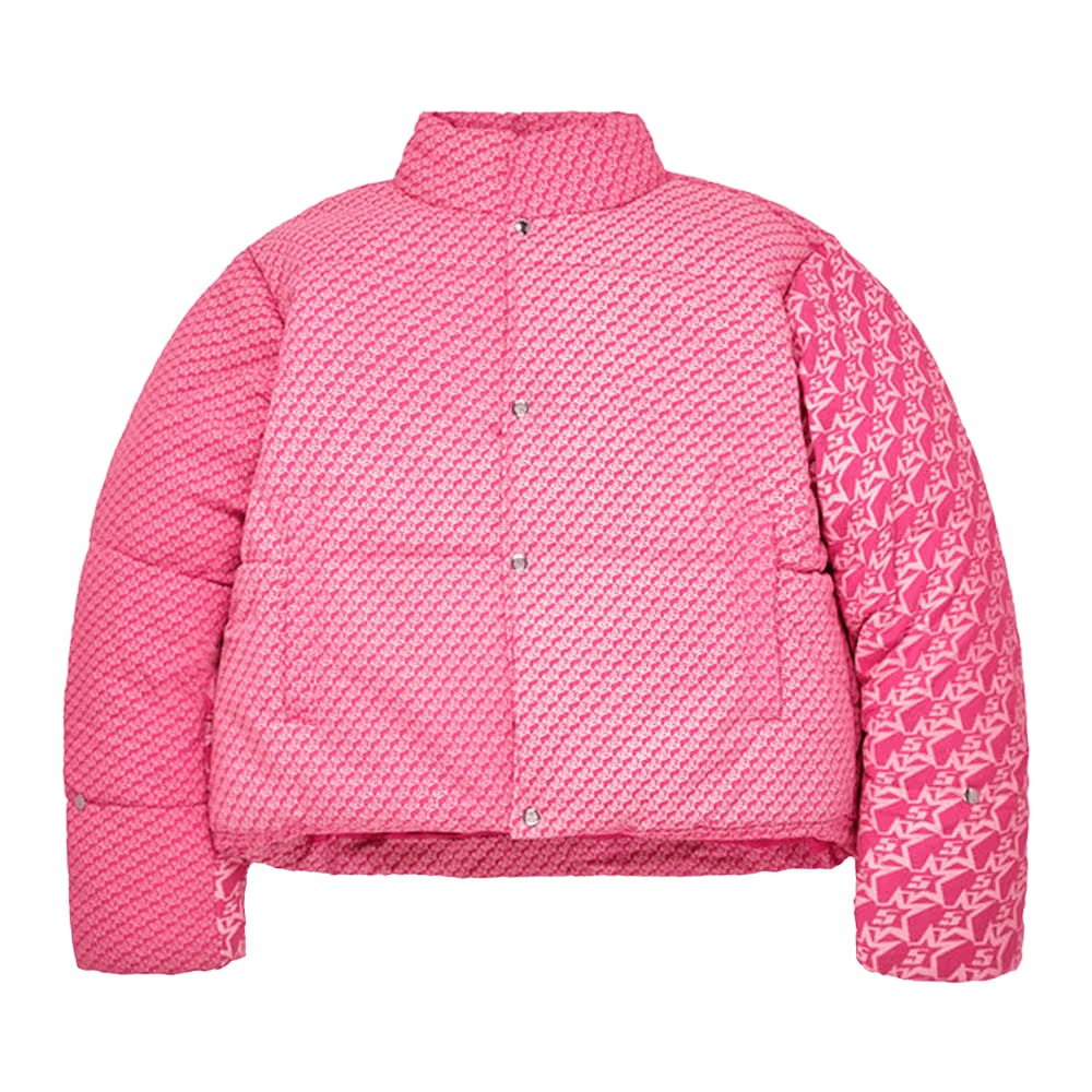 Sp5der 5Star P*nk Puffer Jacket Pink