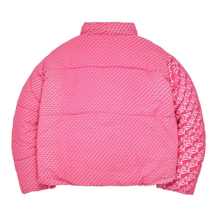 Sp5der 5Star P*nk Puffer Jacket Pink